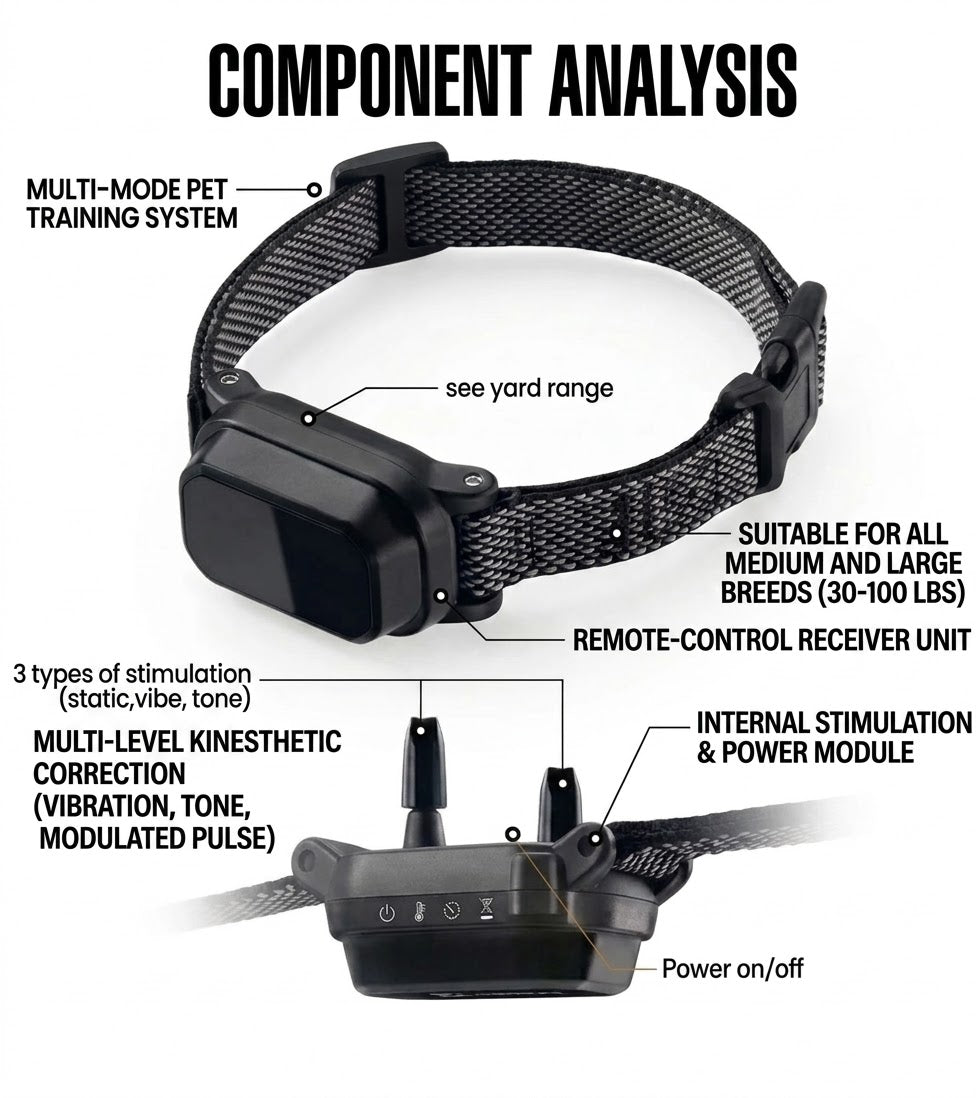 800m Digital Dog Training Collar with Remote